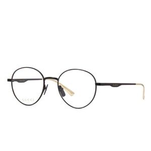 New Authentic - Gucci Round  GG0337O 002 51 - Black Eyeglasses
